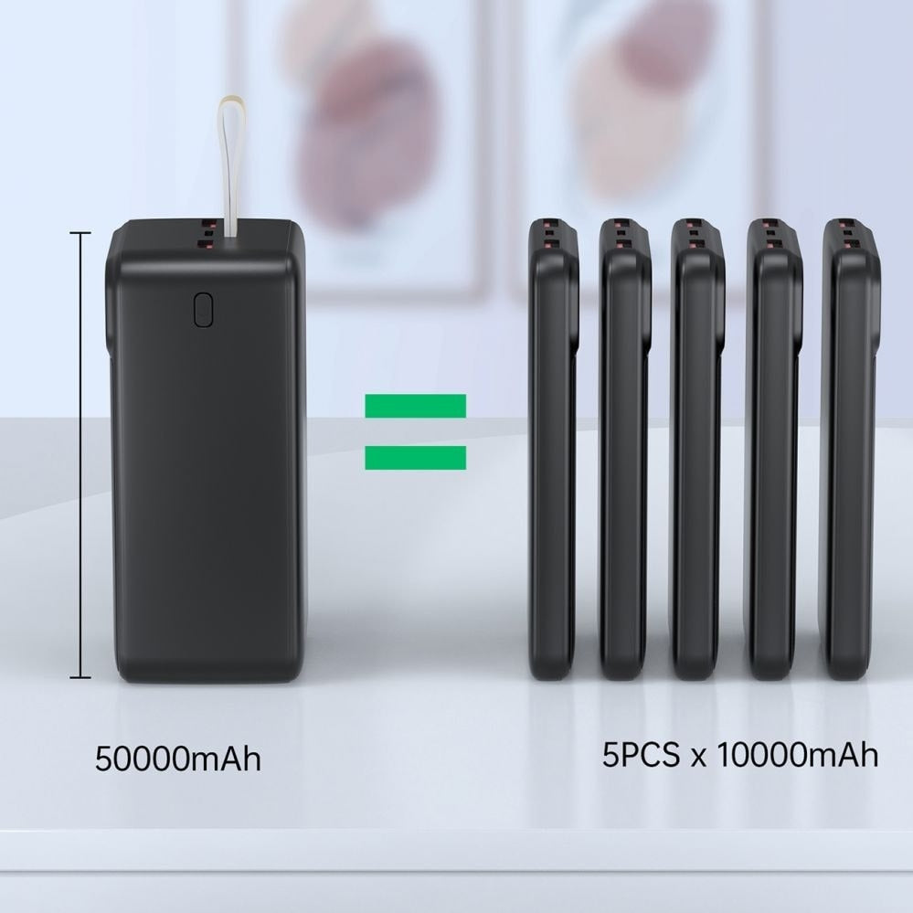 NNEDSZ CHOETECH B732 50000mAh Power Bank PD22.5W with Digital Display-2